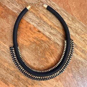 Elegant Black and Gold Necklace